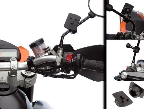 Suporte Espelho (Mirror 8-16mm) + Adaptador (3 Prong)