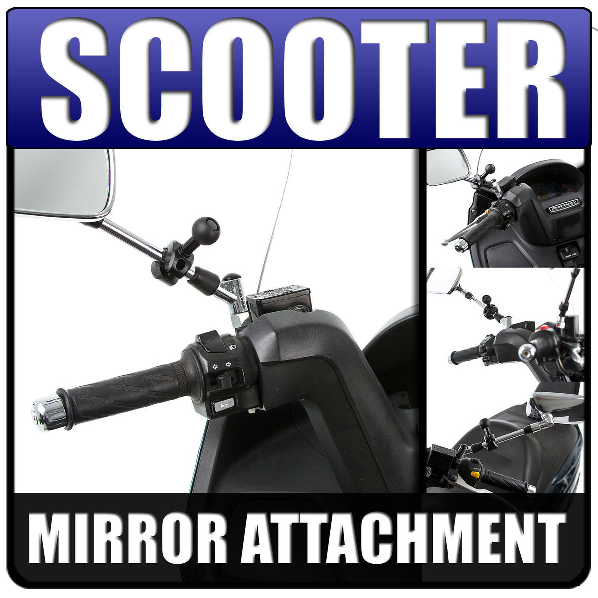 Suporte Haste Espelho (8-16mm)