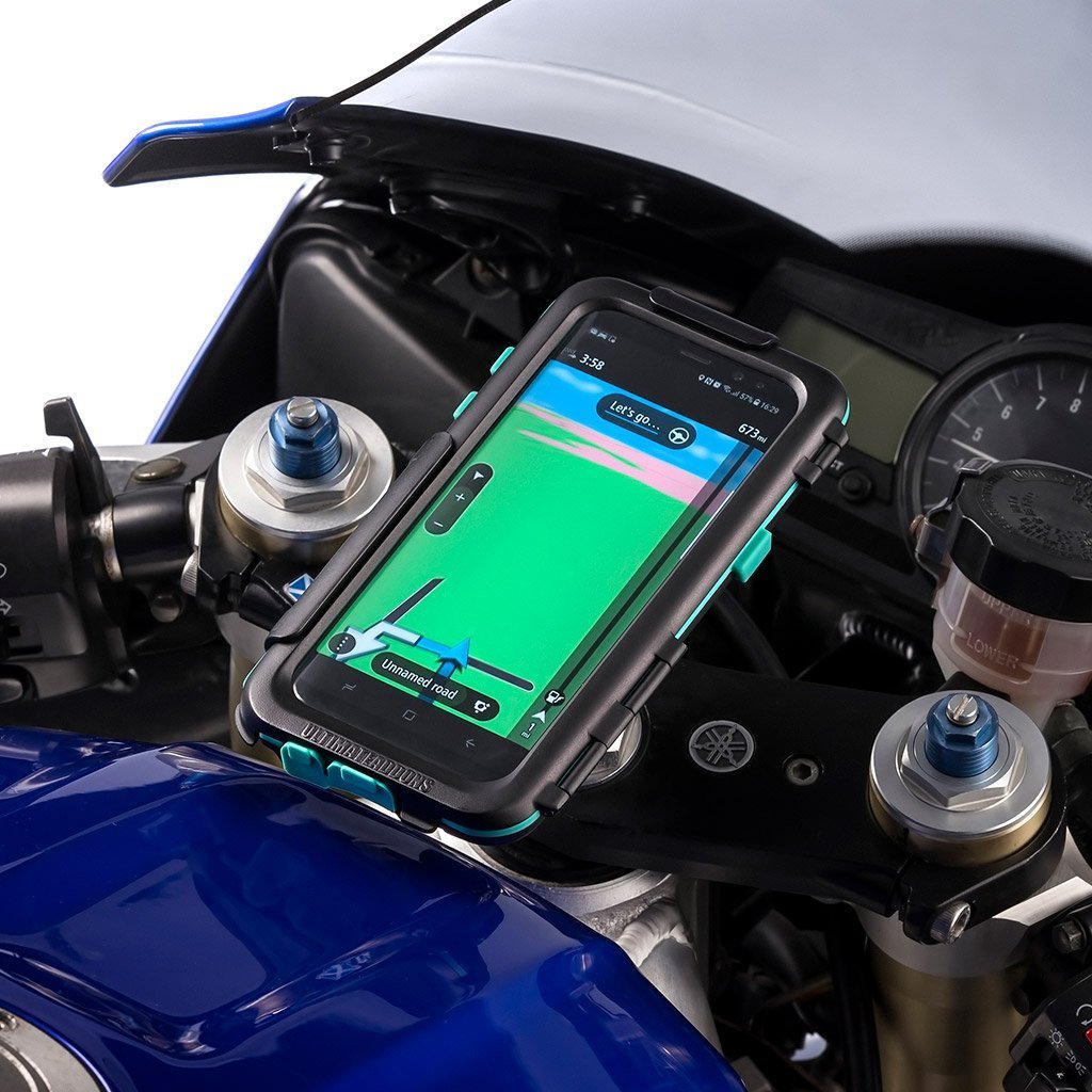 Galaxy S9 S9+ Motorcycle Fork Stem Mount Waterproof Tough Case - Ultimateaddons
