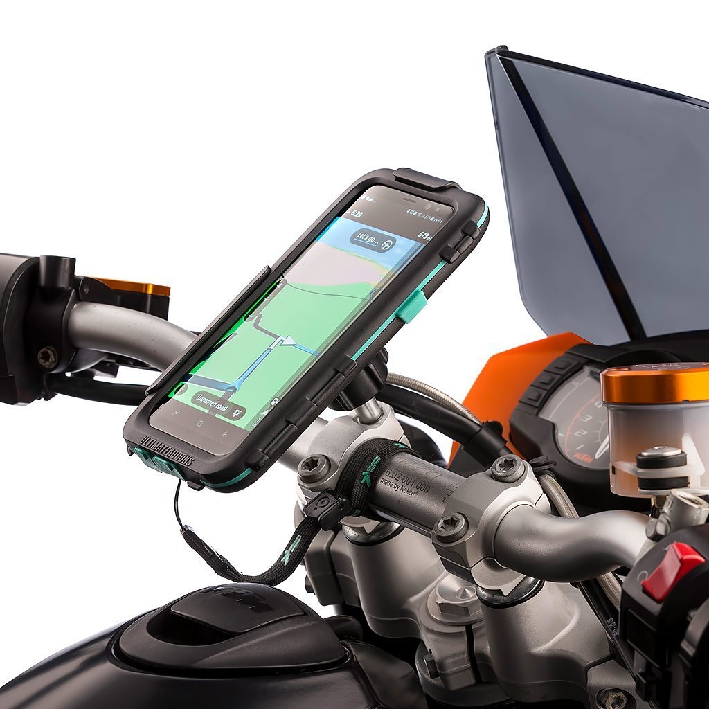 Samsung Galaxy S8 S8+ Waterproof Case Motorcycle Top Clamp Metal Mount - Ultimateaddons
