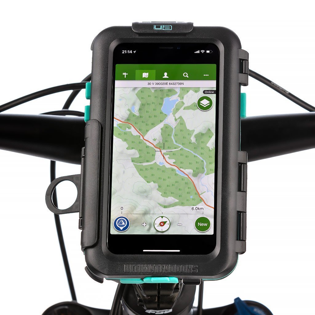 Helix Swivel Strap Mount with Water Resistant Tough Mount Case for iPhone X - Ultimateaddons