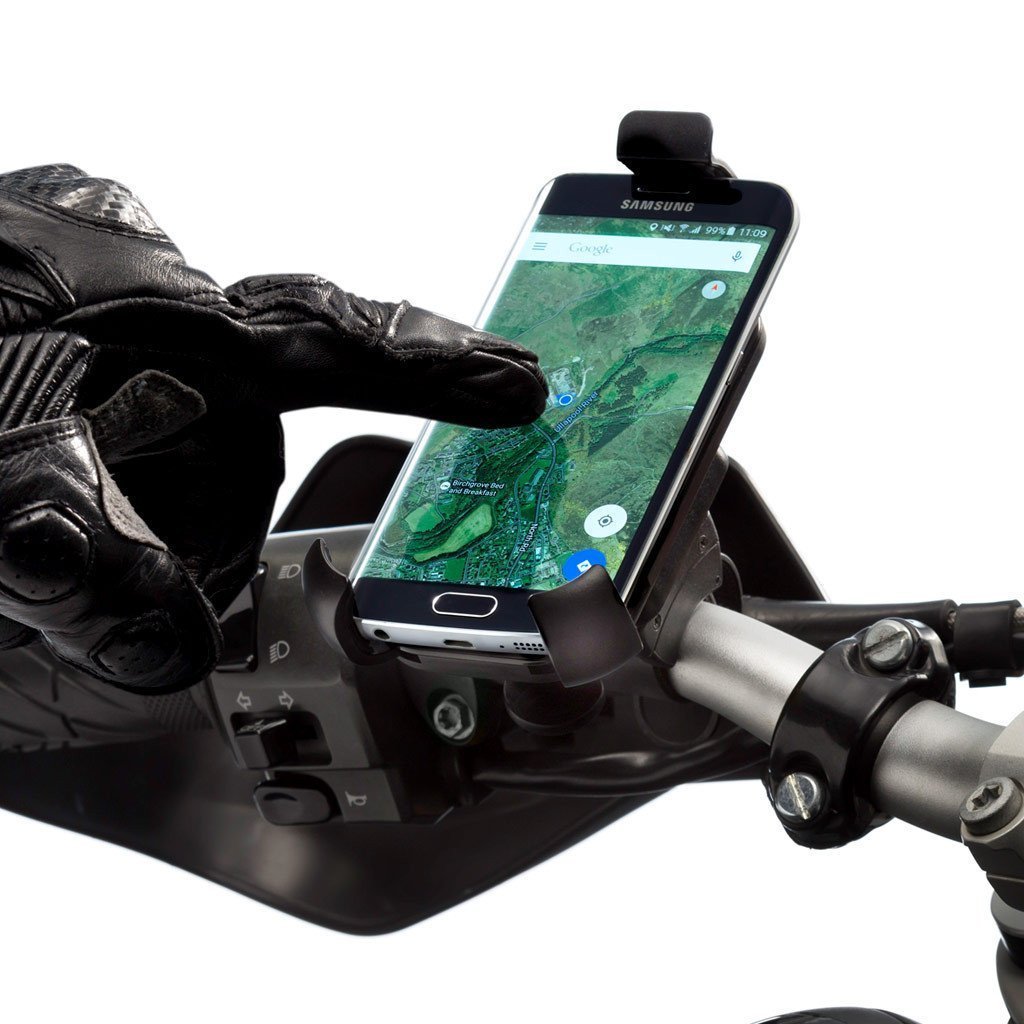 Motorcycle One Holder Handlebar Mount Kit for Apple iPhones - Ultimateaddons