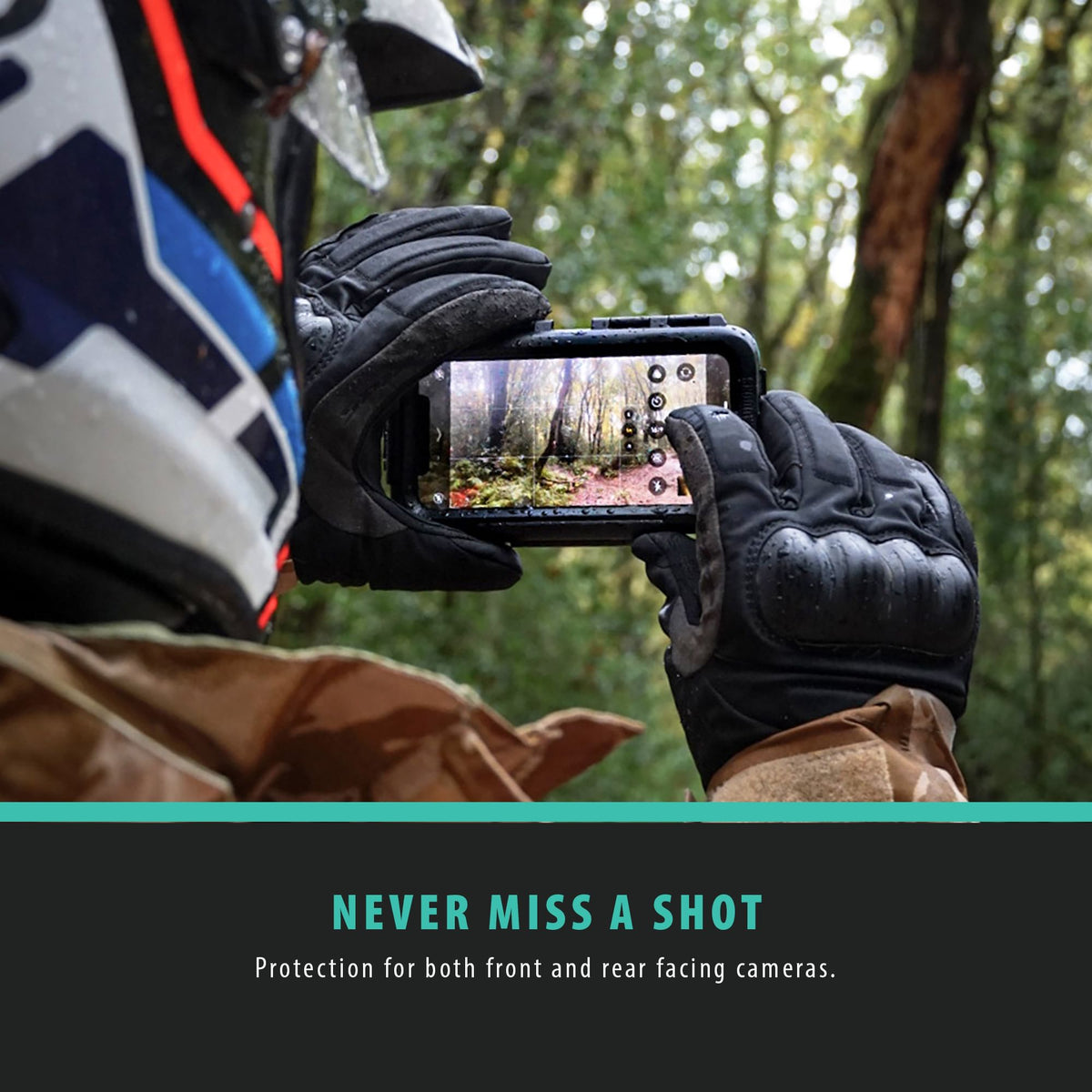 Capa de telefone impermeavel para montagem em motocicleta, para modelos iPhone da Apple | Ultimateaddons