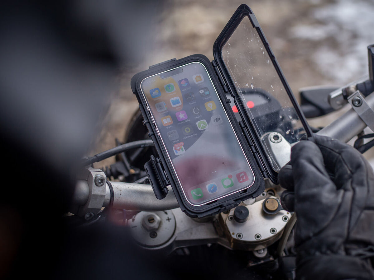 Capa de telefone impermeavel para montagem em motocicleta, para modelos iPhone da Apple | Ultimateaddons