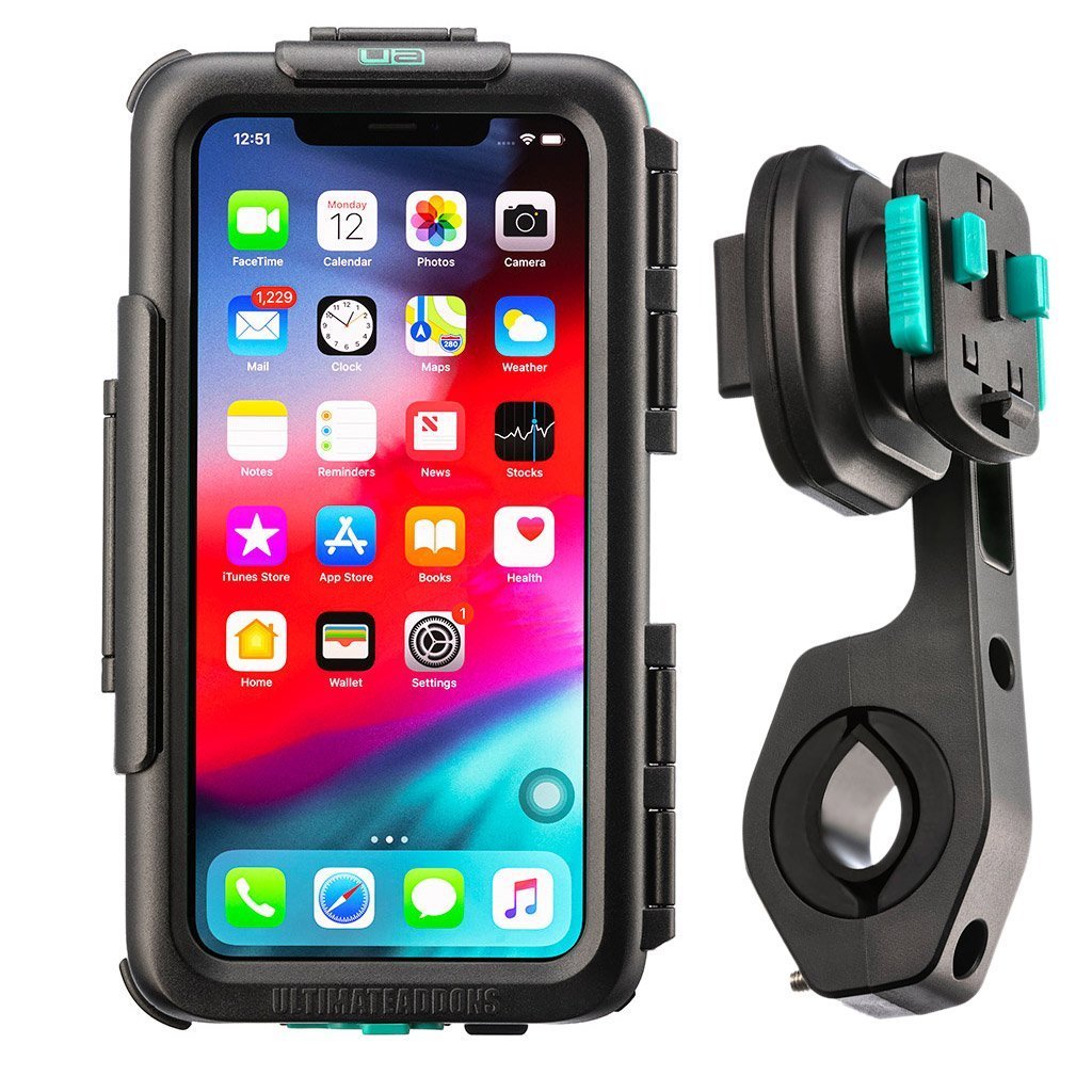 Waterproof Tough Case &amp; Strong Secure Bike Handlebar Mounting Kit Apple iPhone 11 Pro Max - Ultimateaddons