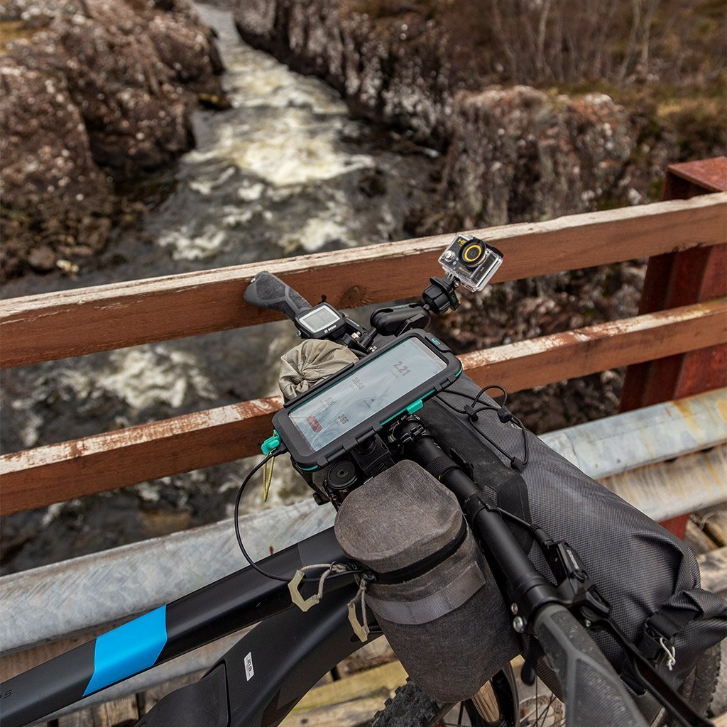 Bike Handlebar Mounting Kit Tough Waterproof Case for Apple iPhone X / XS - Ultimateaddons