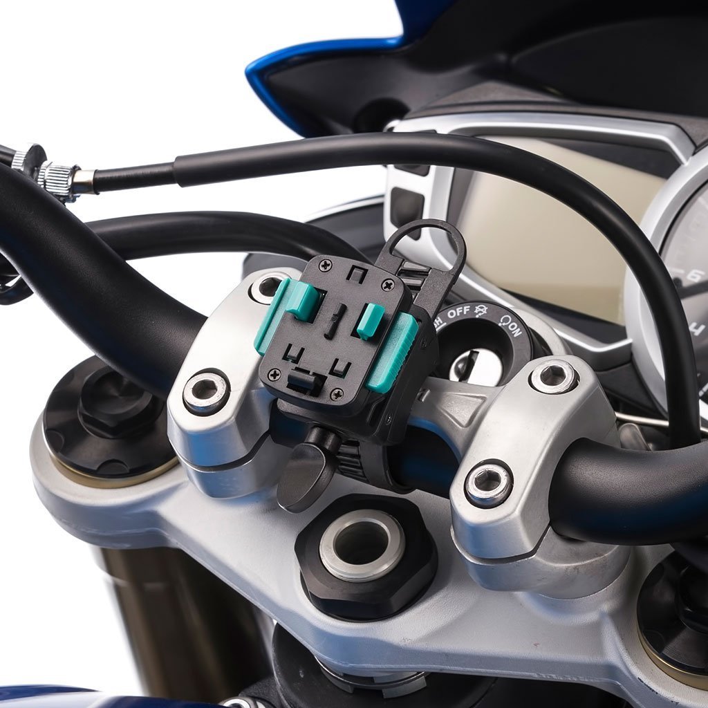 Motorcycle One Holder Handlebar Mount Kit for Apple iPhones - Ultimateaddons