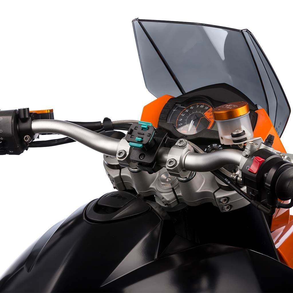 Motorcycle Universal One Adjustable Holder With Handlebar Mount Kit - Ultimateaddons