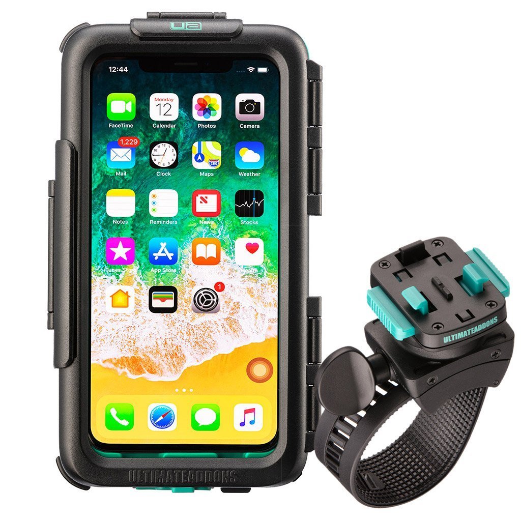 Waterproof Strong Secure Tough Hard Case Bike Mounting Kit for Apple iPhone XR - Ultimateaddons
