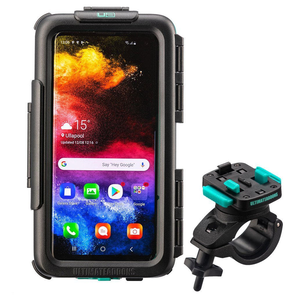 Waterproof Tough Hard Case & Bike Handlebar Mount Kit Samsung Galaxy S10 / S10+ - Ultimateaddons