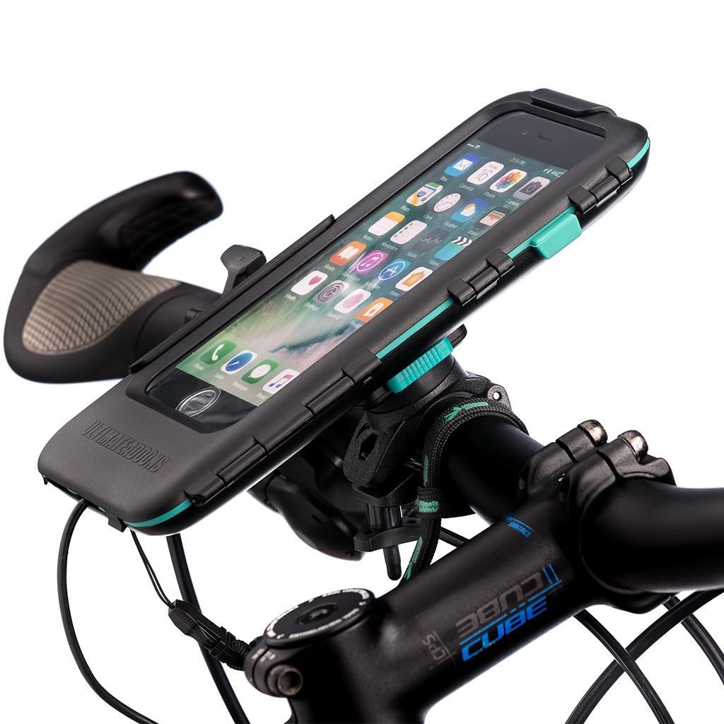 Bicycle Handlebar Mount Kit Tough Waterproof Case for Apple iPhone 6 7 8 / Plus - Ultimateaddons