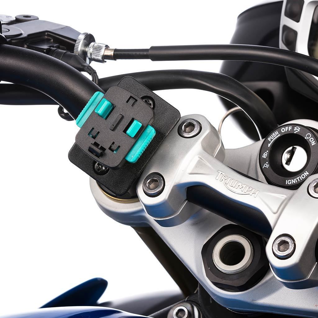 Motorcycle One Holder Handlebar Mount Kit for Apple iPhones - Ultimateaddons