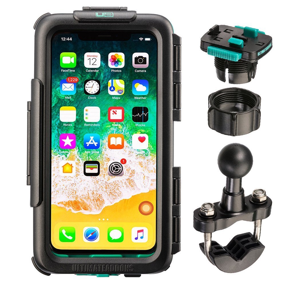Waterproof Strong Secure Tough Hard Case Bike Mounting Kit for Apple iPhone XR - Ultimateaddons