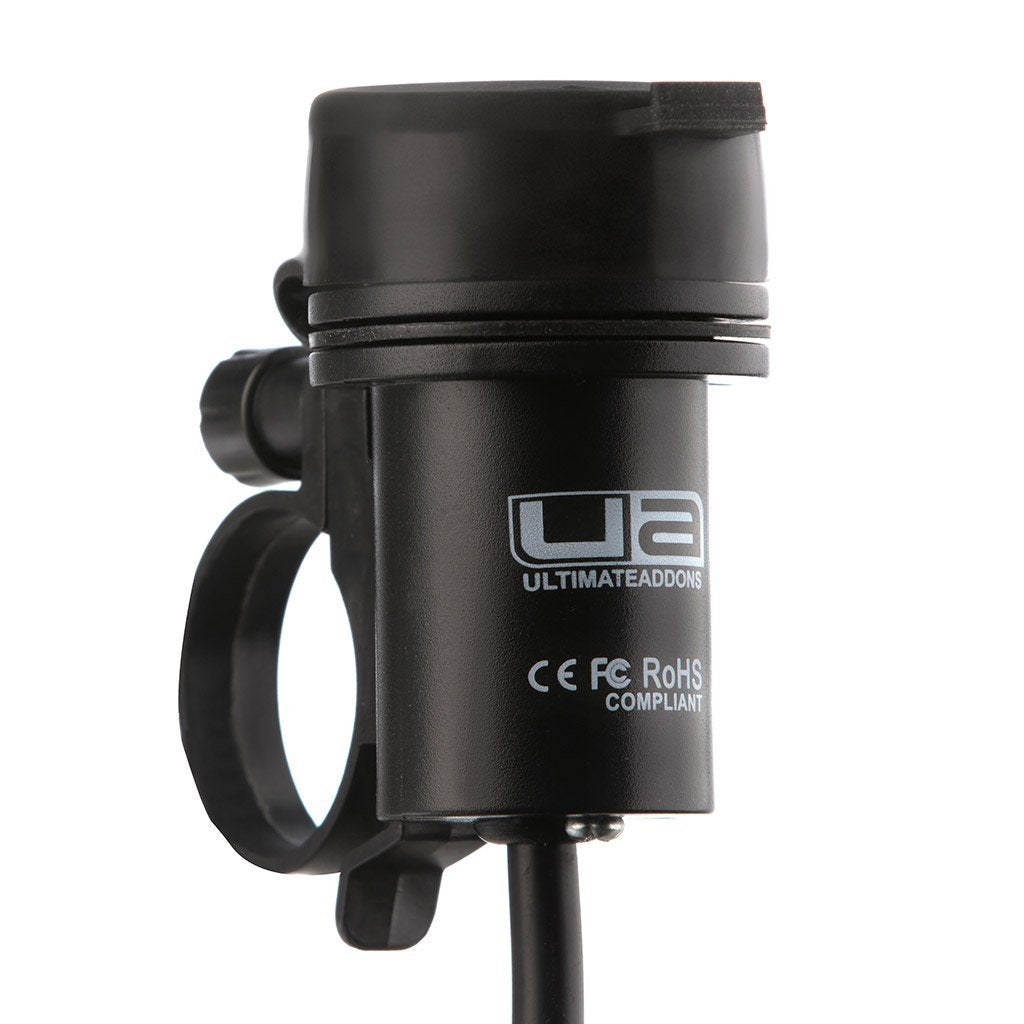 Dual USB Hardwire Charger with Handlebar Mount - Ultimateaddons