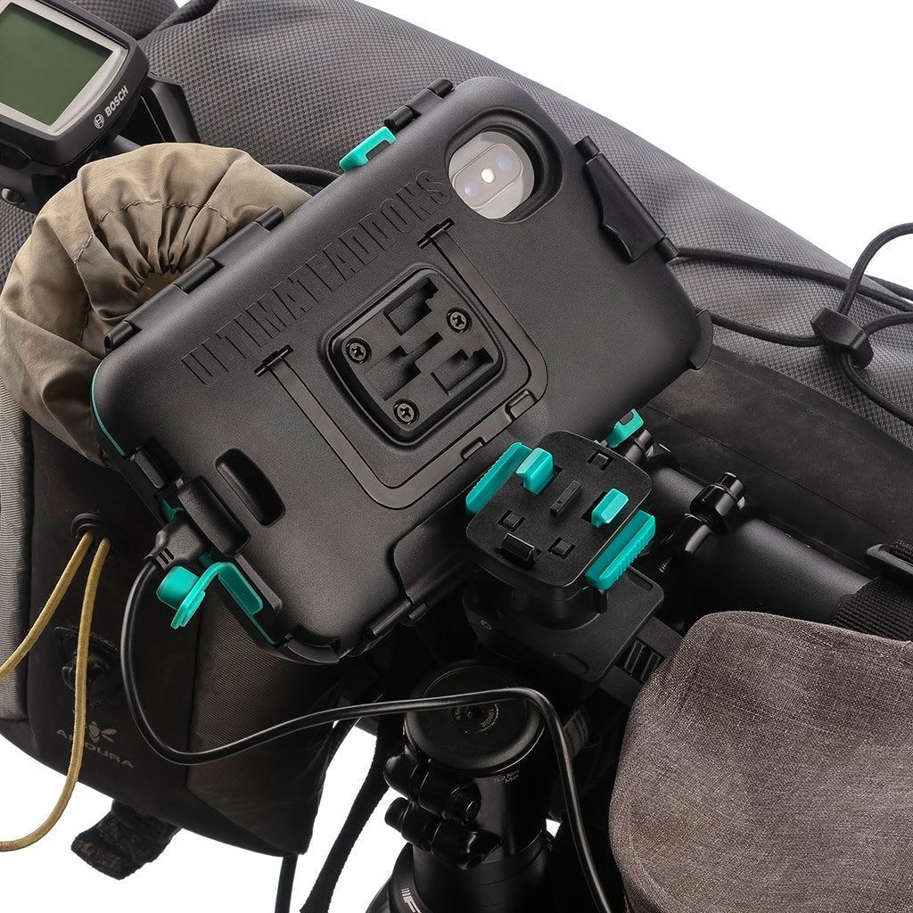 Bike Handlebar Mounting Kit Tough Waterproof Case for Apple iPhone X / XS - Ultimateaddons