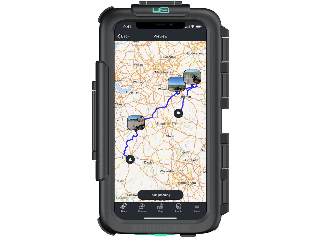 Capa de telefone impermeavel para montagem em motocicleta, para modelos iPhone da Apple | Ultimateaddons