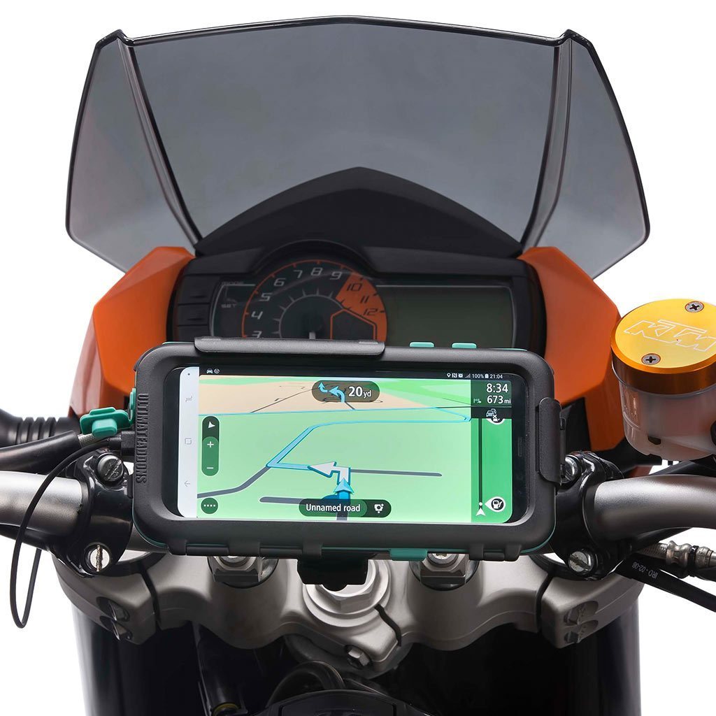 Motorcycle Handlebar Mount Waterproof Tough Case Samsung Galaxy S8 S8+ - Ultimateaddons