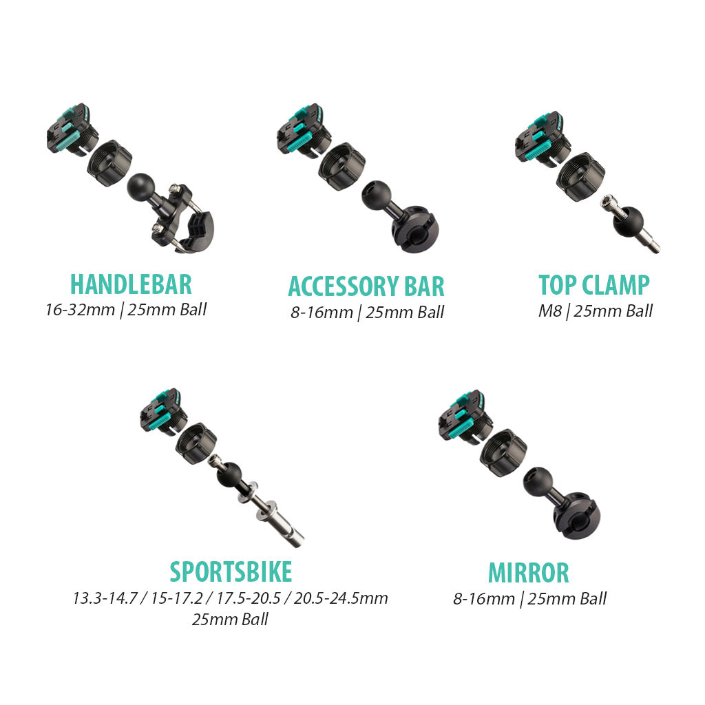 Capa de telefone impermeavel para montagem em motocicleta, para modelos iPhone da Apple | Ultimateaddons