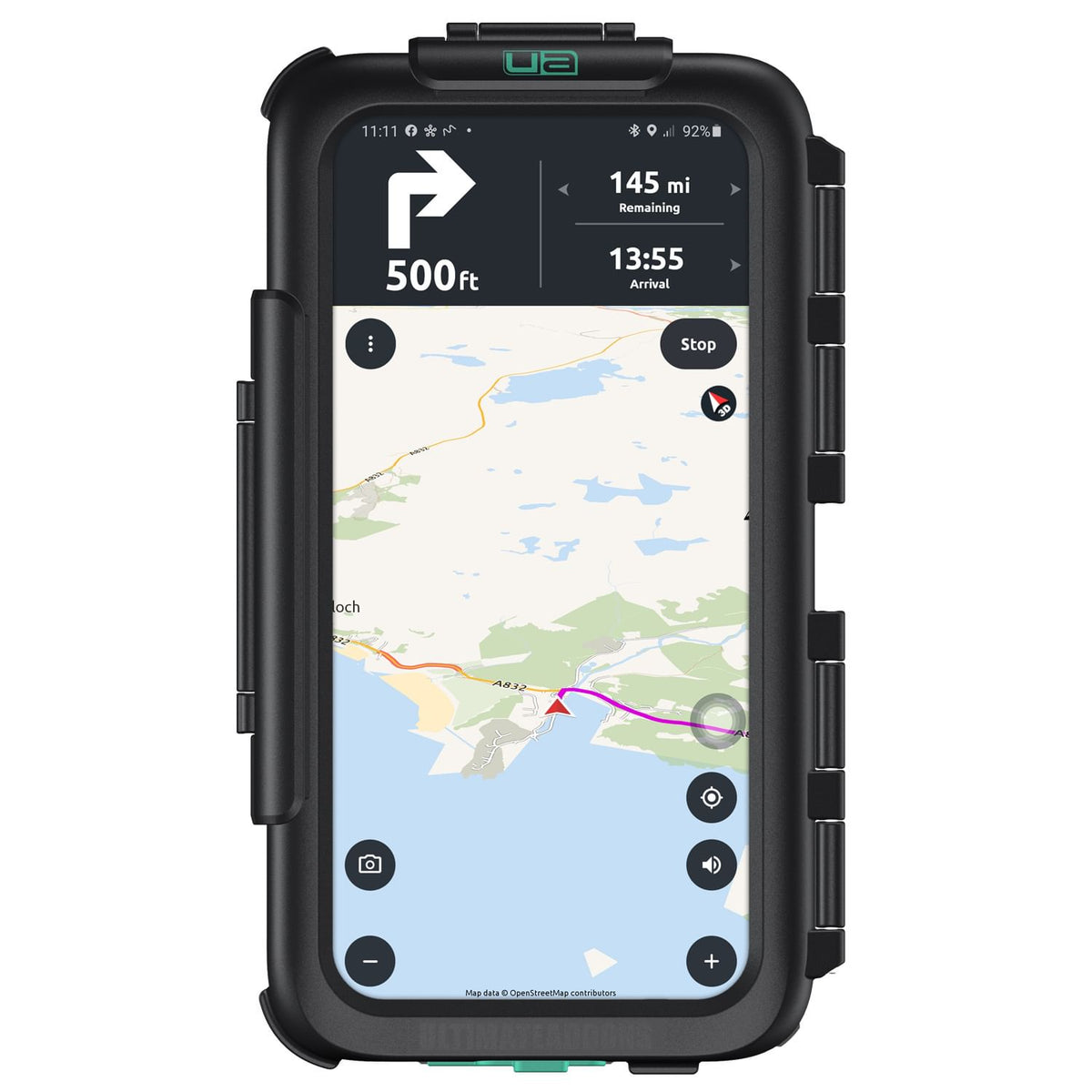 Capa de telefone impermeavel para montagem em motocicleta, para modelos iPhone da Apple | Ultimateaddons