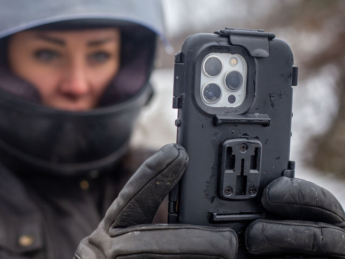 Capa de telefone impermeavel para montagem em motocicleta, para modelos iPhone da Apple | Ultimateaddons