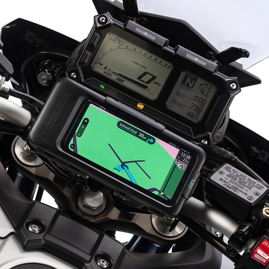 Universal Motorcycle Phone Tough Case with Top Clamp Ball Mount Kit - Ultimateaddons