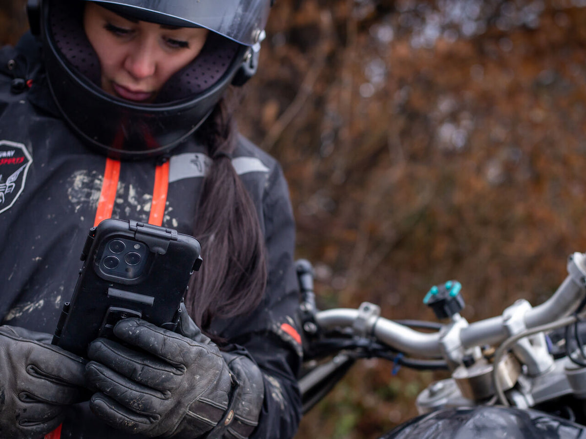 Capa de telefone impermeavel para montagem em motocicleta, para modelos iPhone da Apple | Ultimateaddons