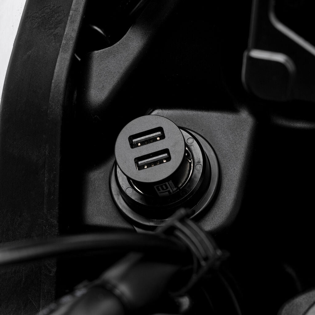 Carregador Mini Duplo USB 12V 4.8 Amp 