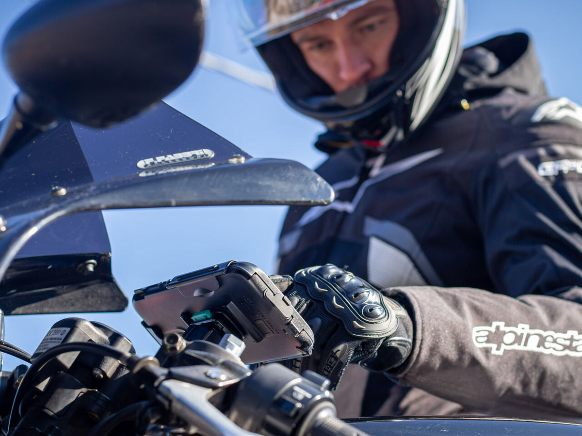 Capa de telefone impermeavel para montagem em motocicleta, para modelos iPhone da Apple | Ultimateaddons