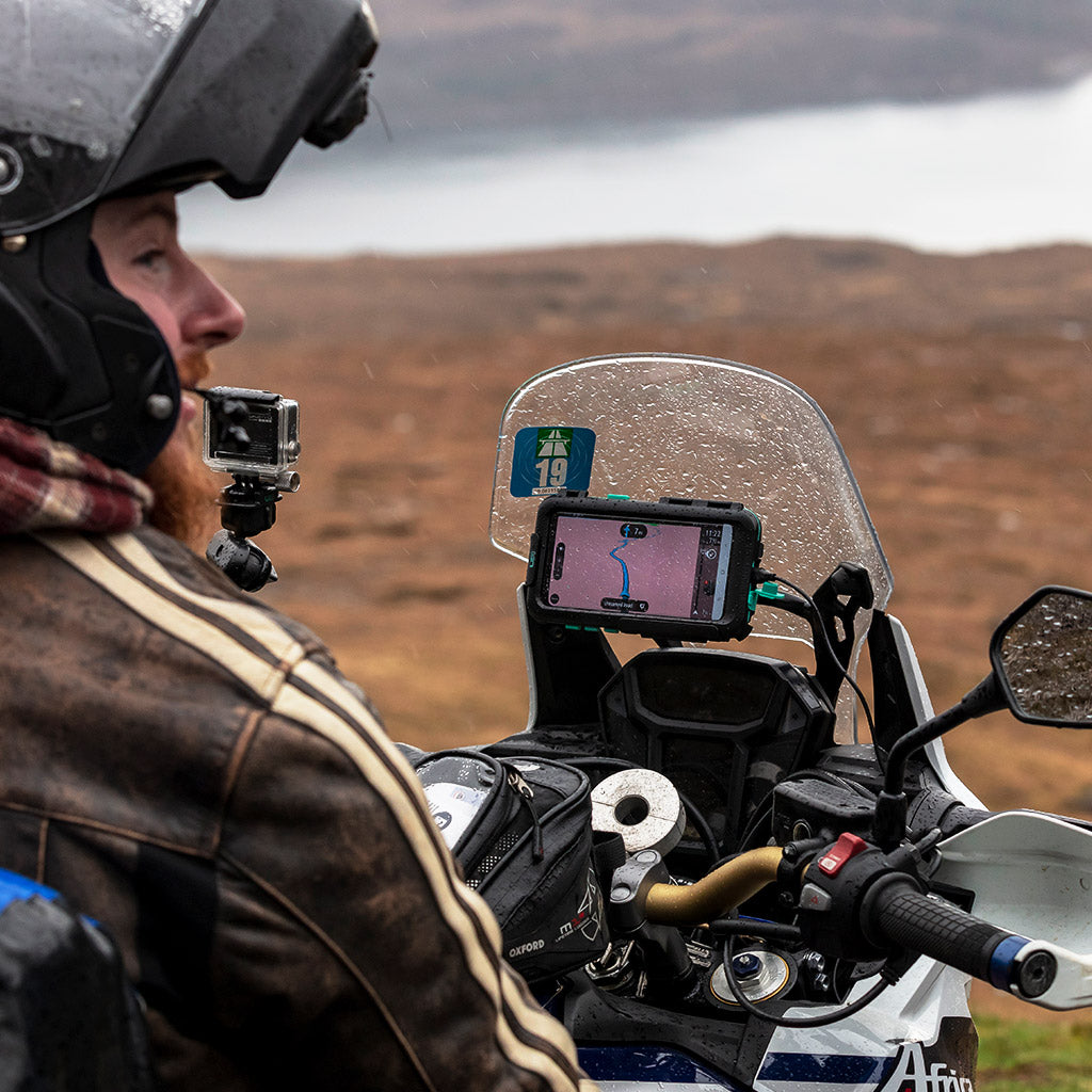 Capa de telefone impermeavel para montagem em motocicleta, para modelos iPhone da Apple | Ultimateaddons