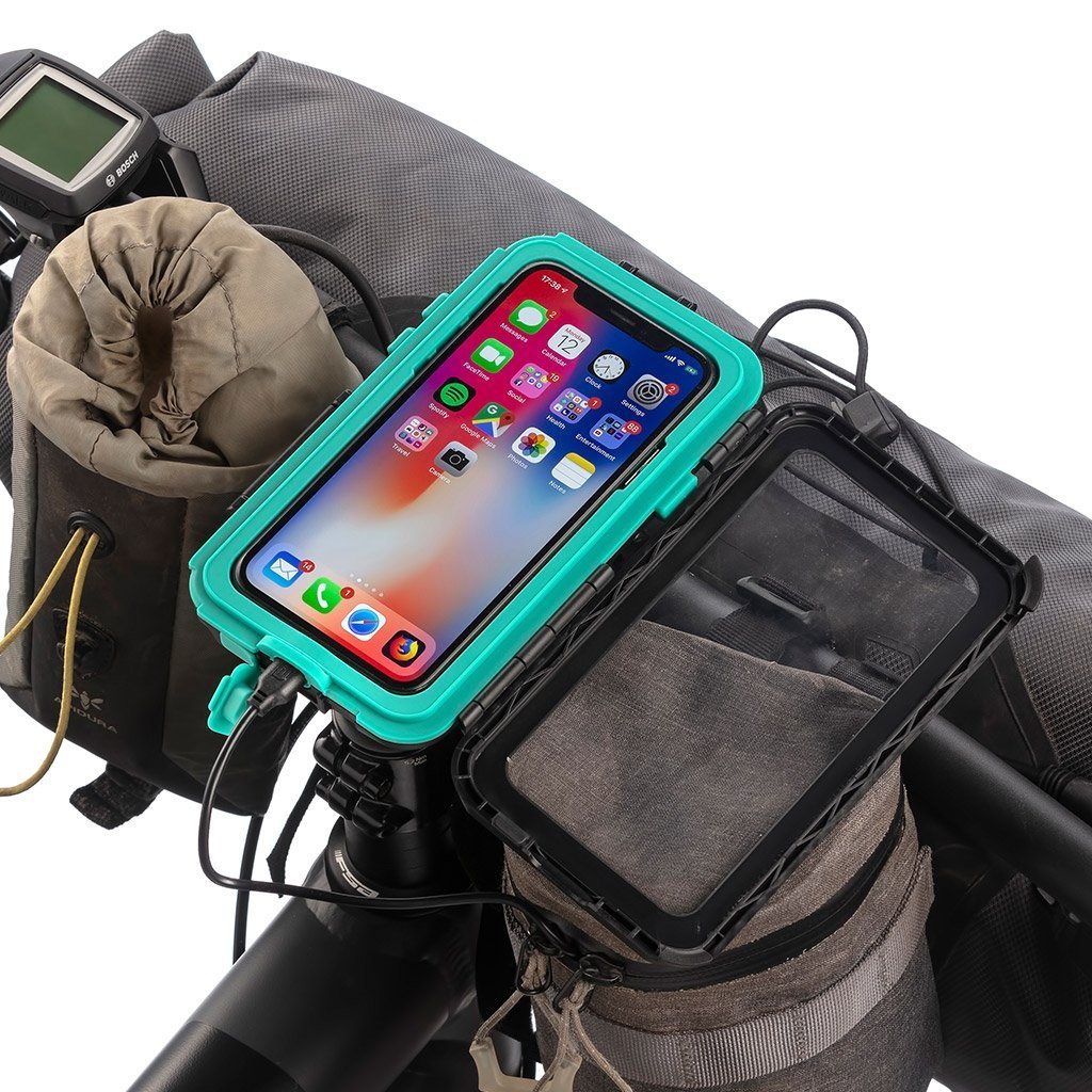 Bike Handlebar Mounting Kit Tough Waterproof Case for Apple iPhone X / XS - Ultimateaddons