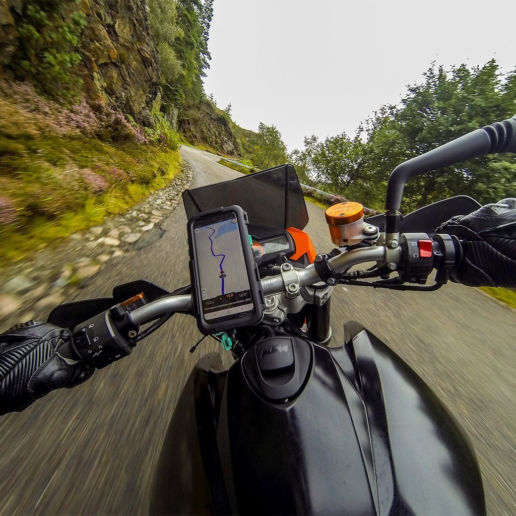 Samsung Galaxy S8 S8+ Waterproof Case Motorcycle Top Clamp Metal Mount - Ultimateaddons