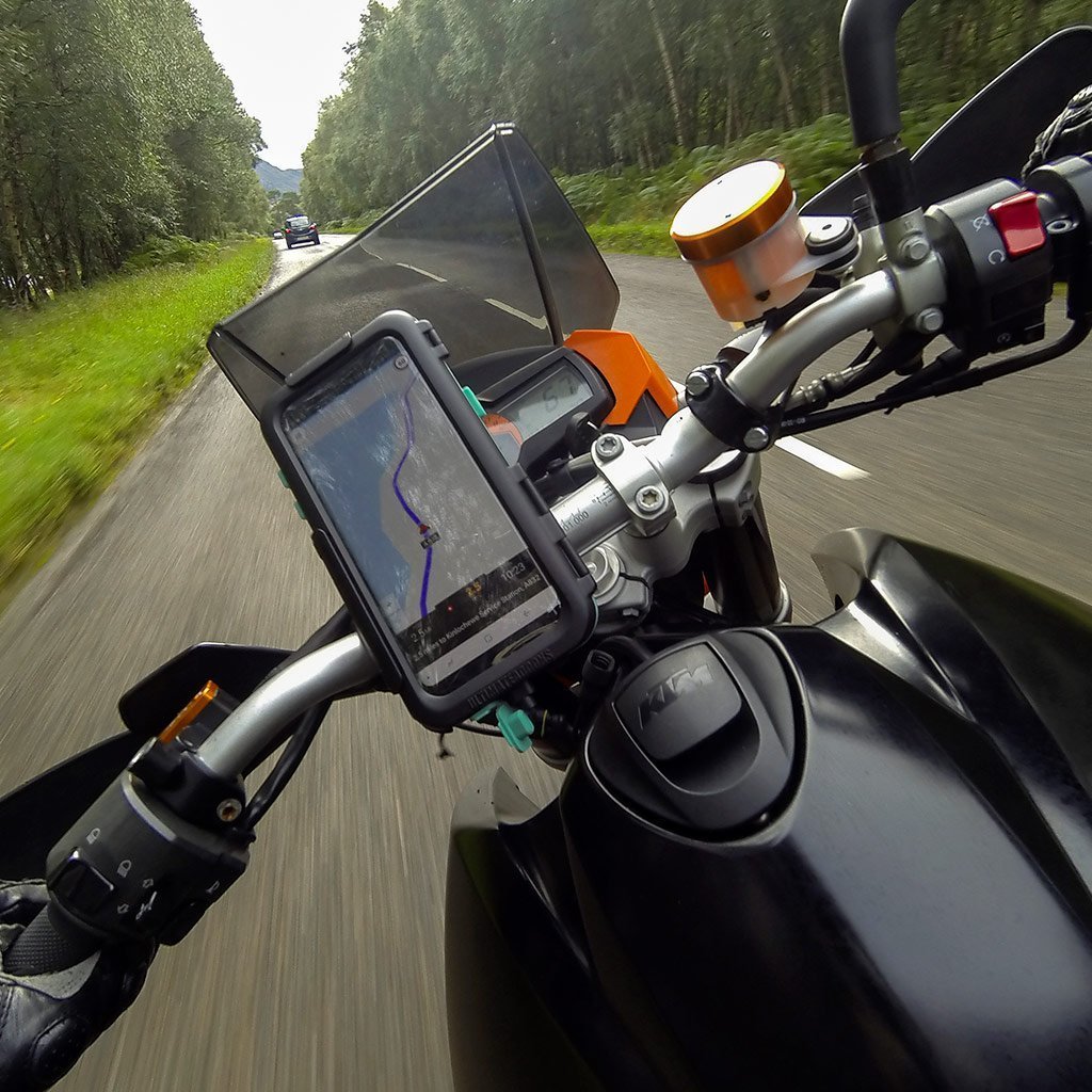 Samsung Galaxy S8 S8+ Waterproof Case Motorcycle Top Clamp Metal Mount - Ultimateaddons