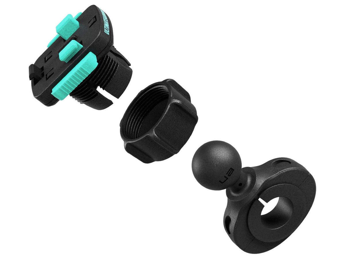 Ultimateaddons Motorcycle 25mm Ball Handlebar Mount 3 Prong Adapter