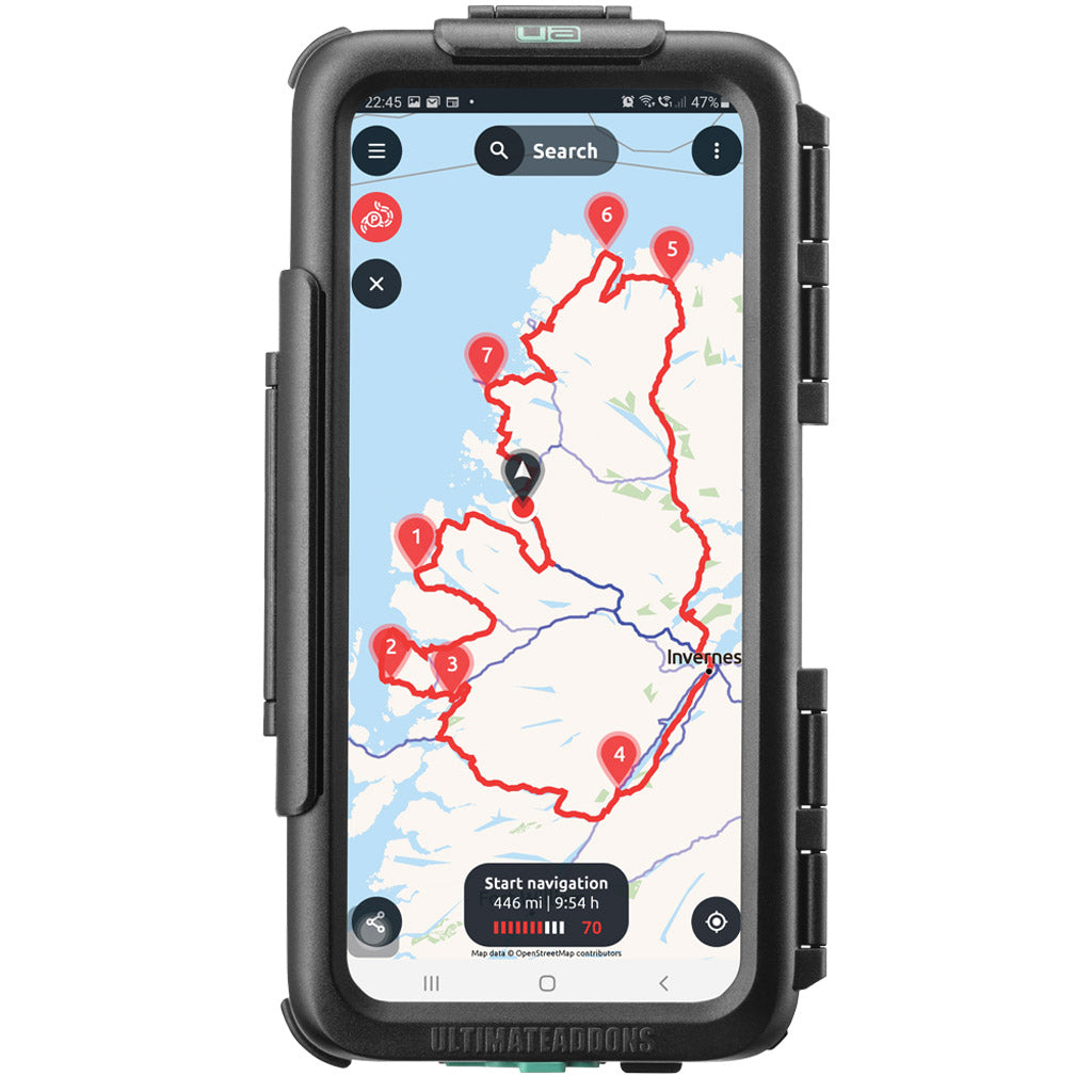 Capa impermeavel para telemovel , montajem em motocicleta, para modelos Samsung| ULTIMATEADDONS