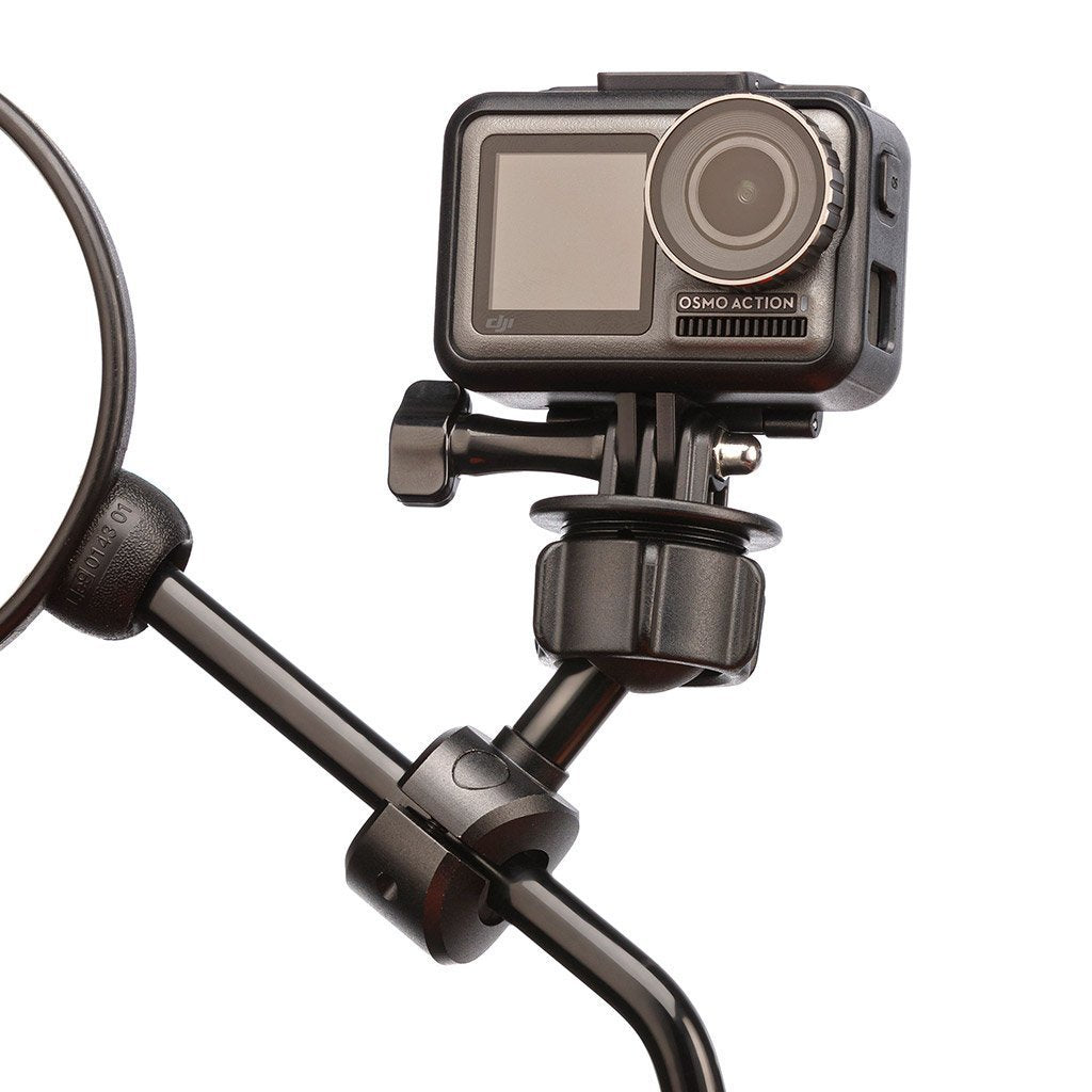 Motorcycle VBlogger Mirror Mount for DJI Osmo Action Action Camera - Ultimateaddons