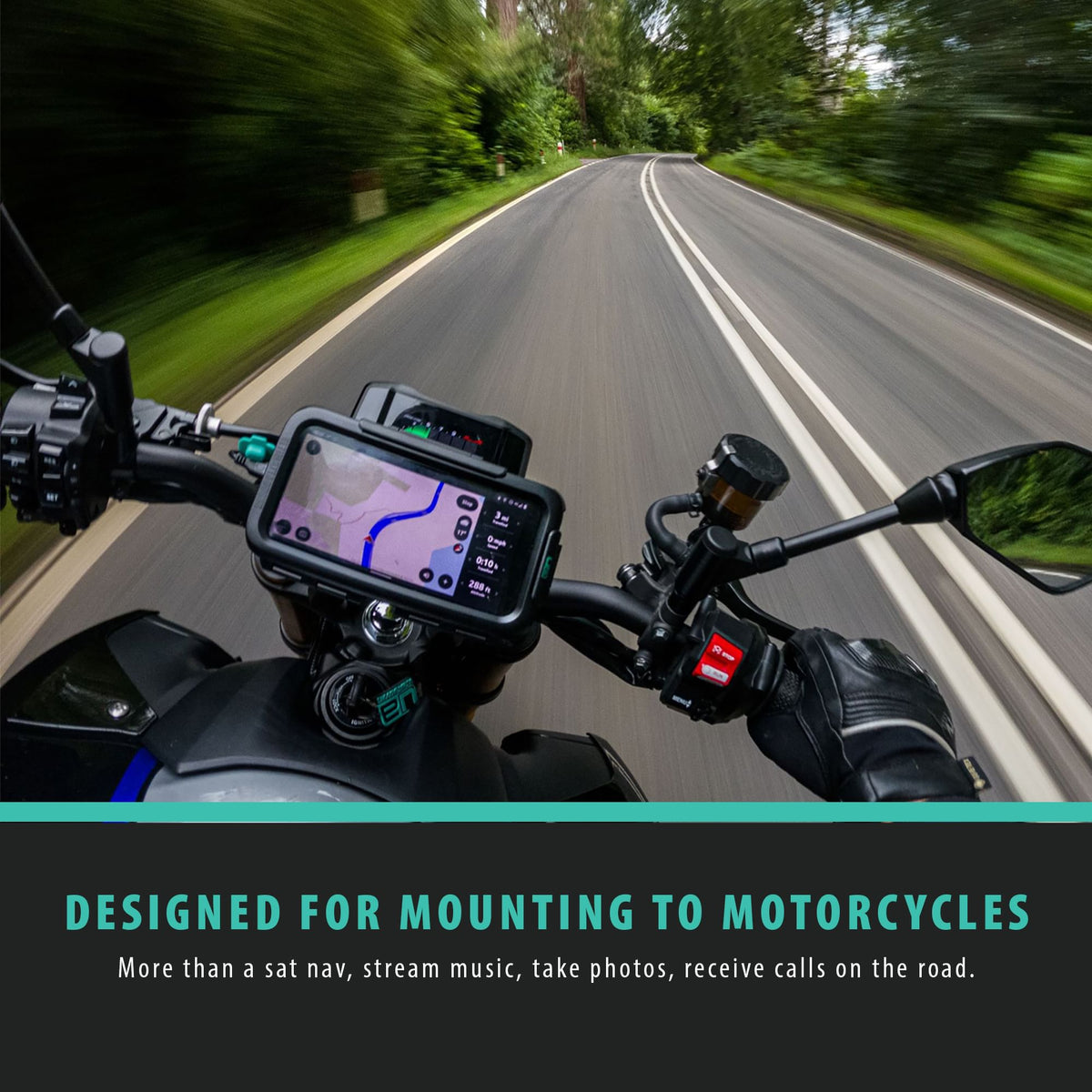 Capa de telefone impermeavel para montagem em motocicleta, para modelos iPhone da Apple | Ultimateaddons