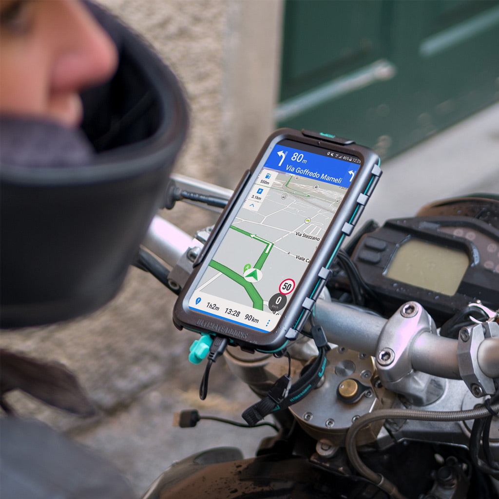 Capa de telefone impermeavel para montagem em motocicleta, para modelos iPhone da Apple | Ultimateaddons