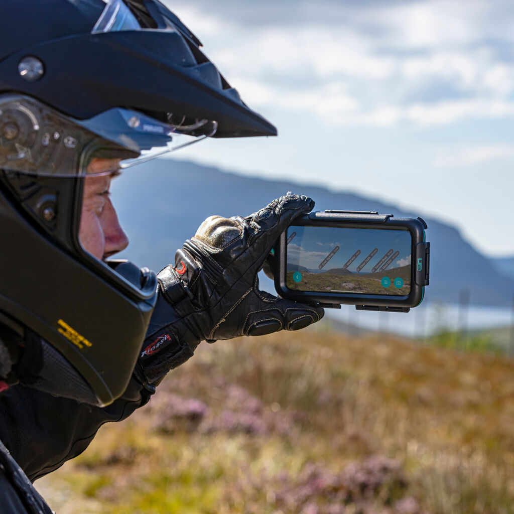 Capa de telefone impermeavel para montagem em motocicleta, para modelos iPhone da Apple | Ultimateaddons