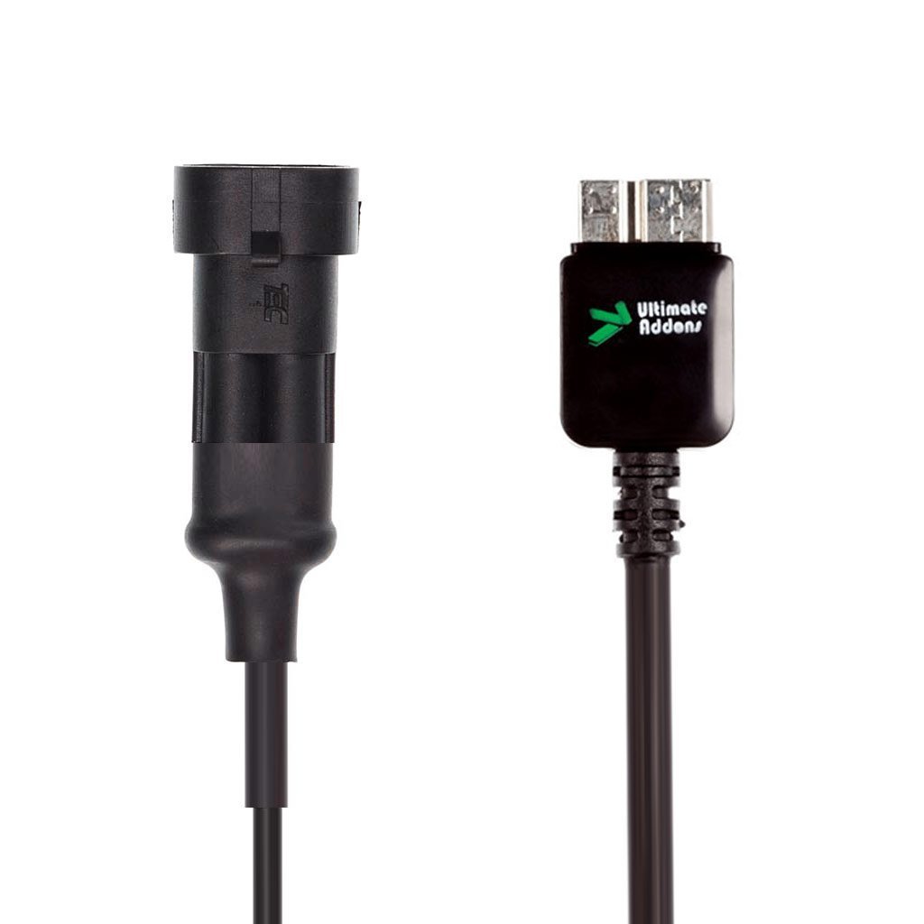 2 Pin Waterproof Charger Cables for Hardwire / Din Hella - Ultimateaddons