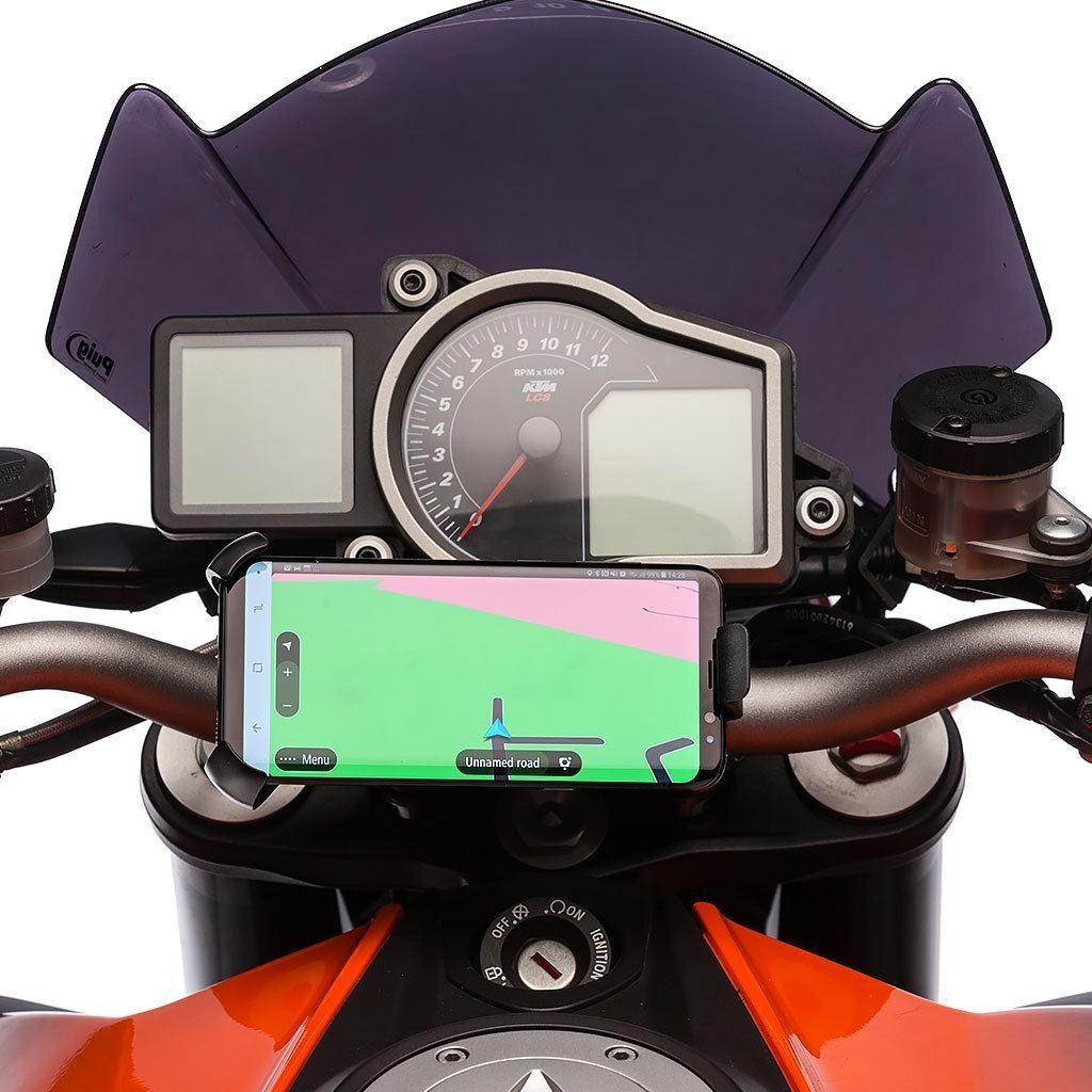 Motorcycle One Holder Handlebar Mount Kit for Apple iPhones - Ultimateaddons