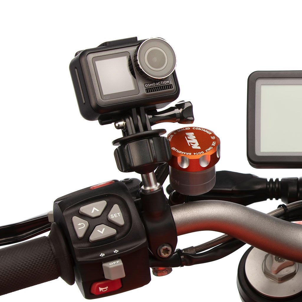 Motorcycle VBlogger Mirror Mount for DJI Osmo Action Action Camera - Ultimateaddons