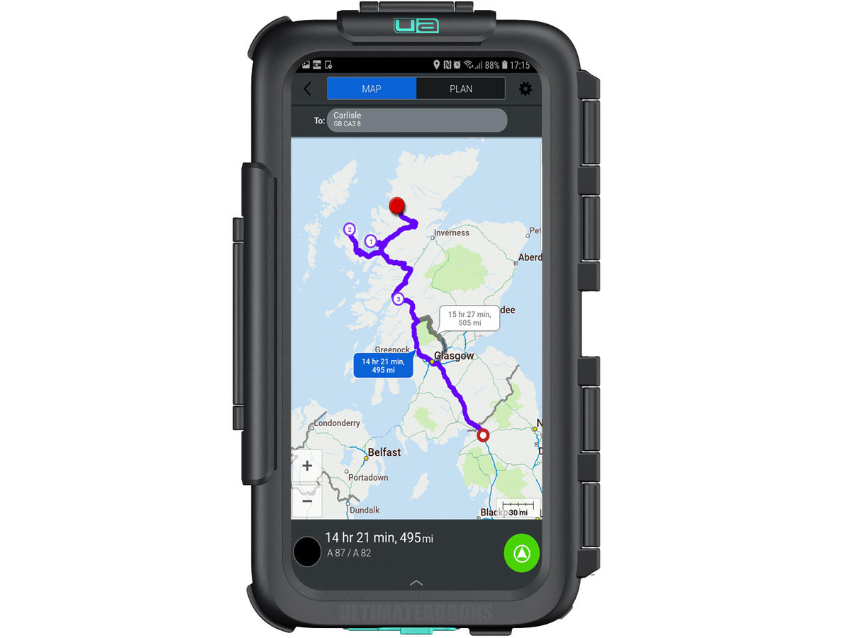 Capa de telefone impermeavel para montagem em motocicleta, para modelos iPhone da Apple | Ultimateaddons