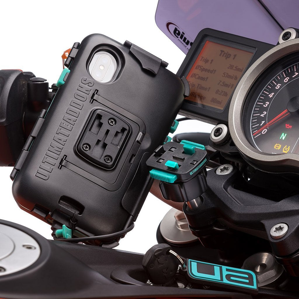 iPhone X / Xs Motorcycle Clamp Bolt Tough Waterproof Case - Ultimateaddons