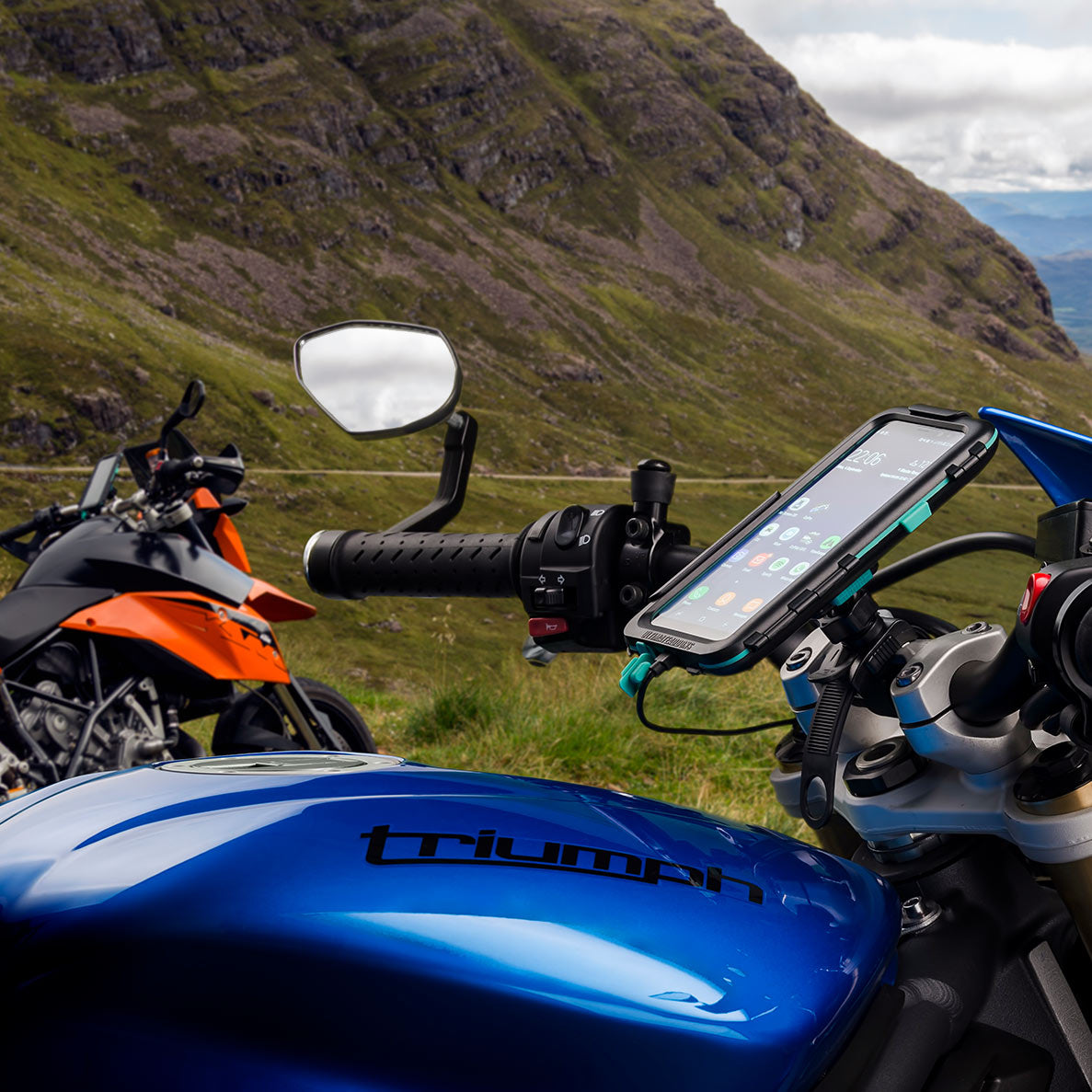 Capa impermeavel para telemovel , montajem em motocicleta, para modelos Samsung| ULTIMATEADDONS